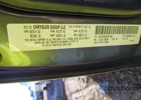 2013 Chrysler 300 Motown from USA, damaged, VIN 2C3CCAAG0DH574691